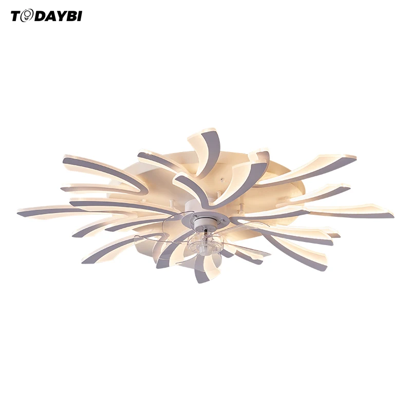 Modern Ceiling Fan Chandeliers Remote Control for Living Room Bedroom Dining Light Ventilador DeTecho Fans Fixture | Освещение
