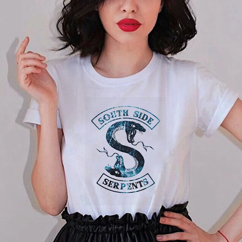 Showtly ривердэйл ТВ женская футболка Добро пожаловать в The Town PEP размера плюс