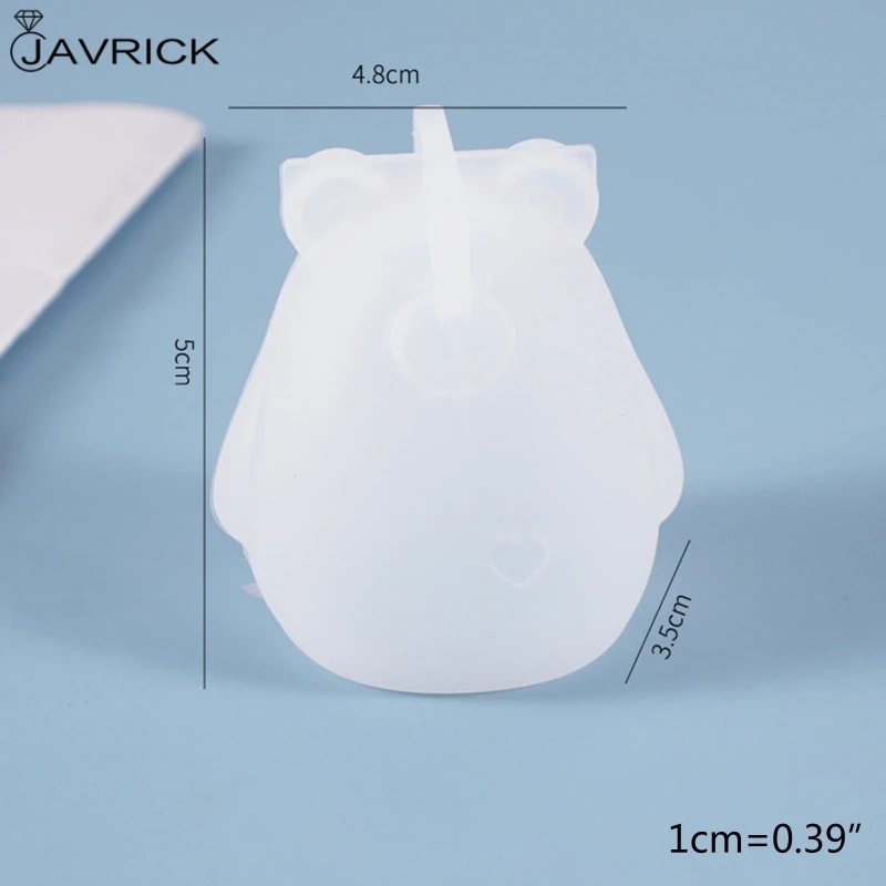 Кристальная эпоксидная смола форма 3D животное птицы украшение медведь подвеска