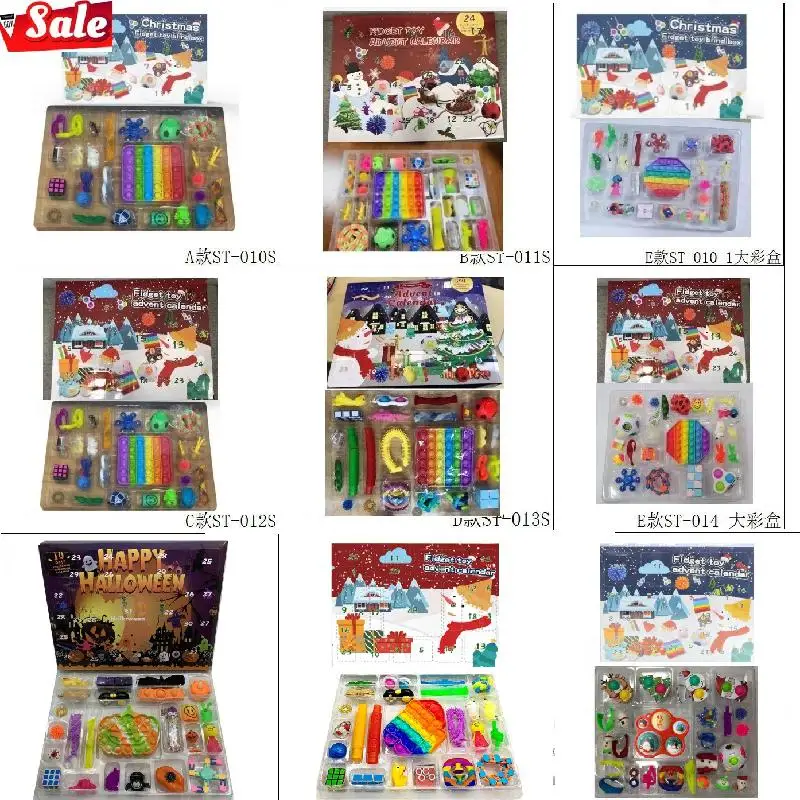 

Горячая Распродажа, 24 шт., подставка для загадок, календарь на Адвент, сюрприз, Рождественская Подарочная коробка, антистресс, простые затем...