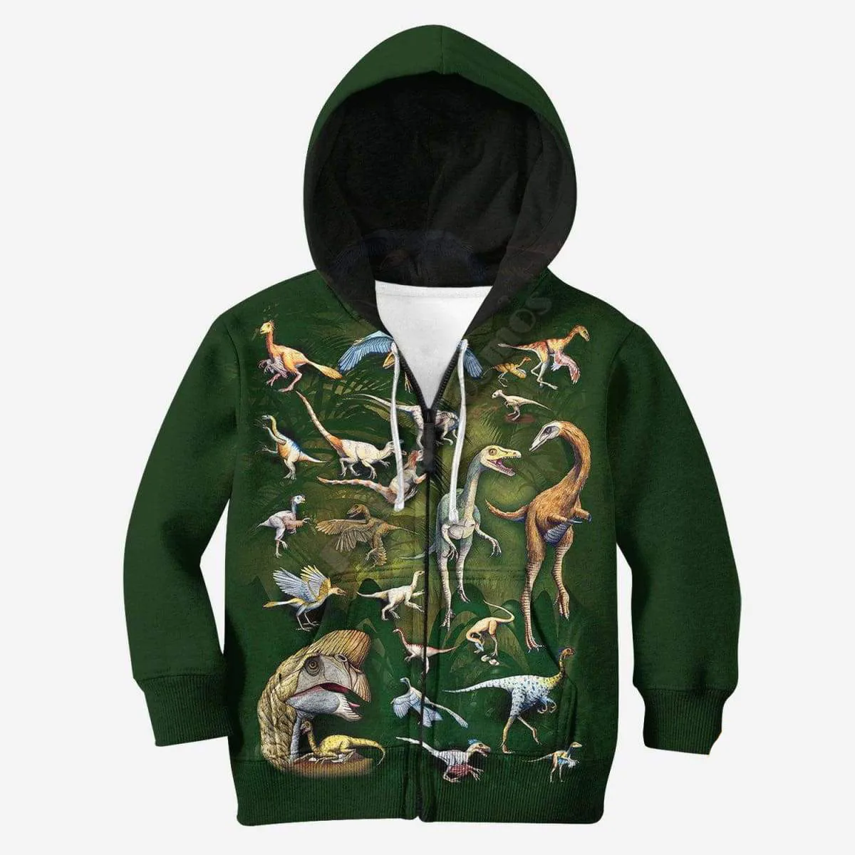 

Dinosaurs Printed Hoodies Kids Pullover Sweatshirt Tracksuit Jacket T Shirts Boy Girl Funny Animal Apparel 03