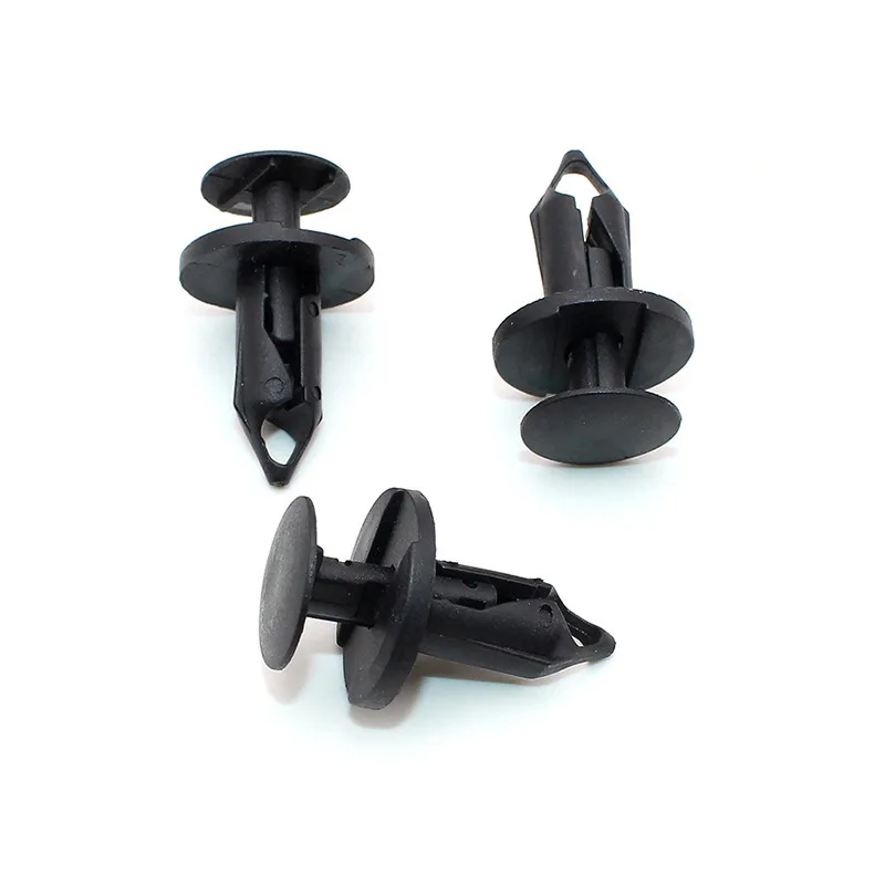 20x автомобиль универсальный черный пластик заклепки 8 мм бампер зажим для Nissan VW T4