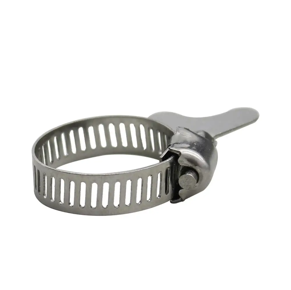 Регулируемые зажимы для приводных труб из нержавеющей стали 16-20 мм с ручкой