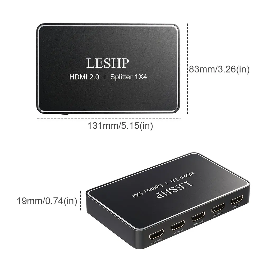 Мини Коммутатор HDMI 4 K HD1080P порта переключатель сплиттер Met Hub IR Afstandsbediening Voor HDTV DVD