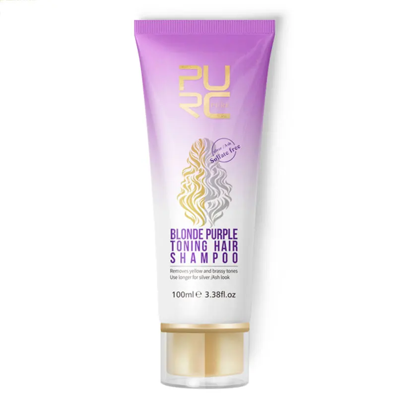 Шампунь блонд отбеленный выделенный шампунь эффективный фиолетовый для светлых