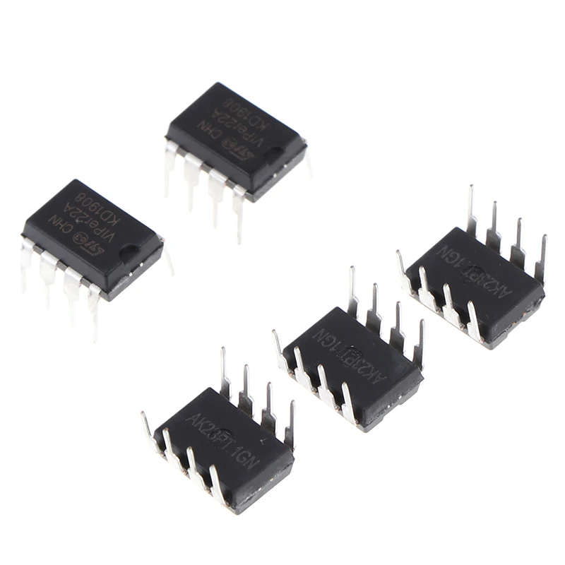 

5pcs/lot VIPer22A DIP8 VIPer22 DIP New And Original IC In Stoc