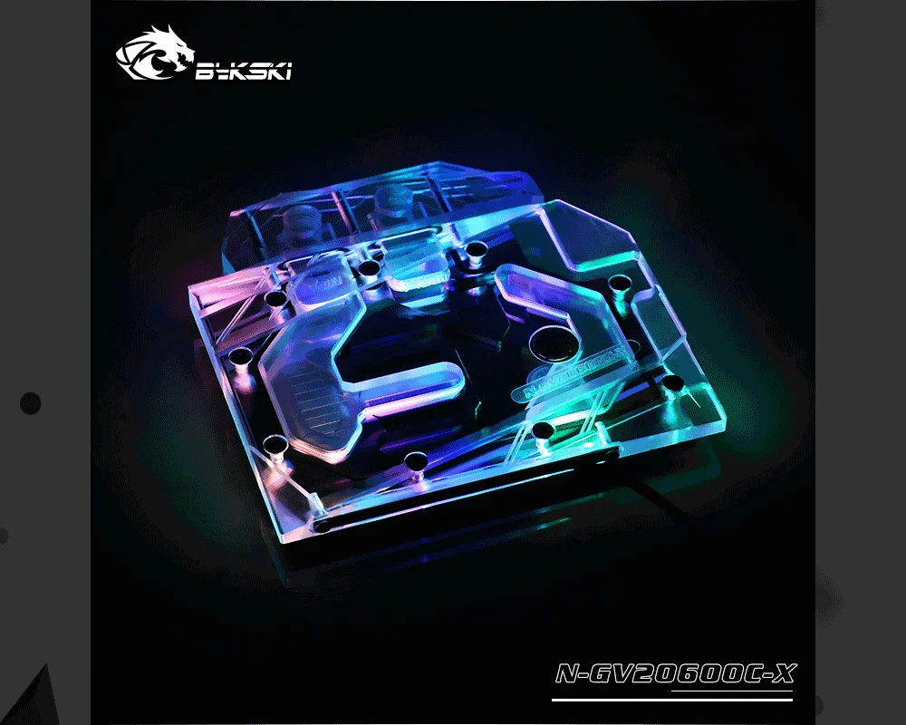 Bykski N-GV2060OC-X, полное покрытие видеокарты блок водяного охлаждения для Gigabyte RTX2060 Mini ITX OC 6G
