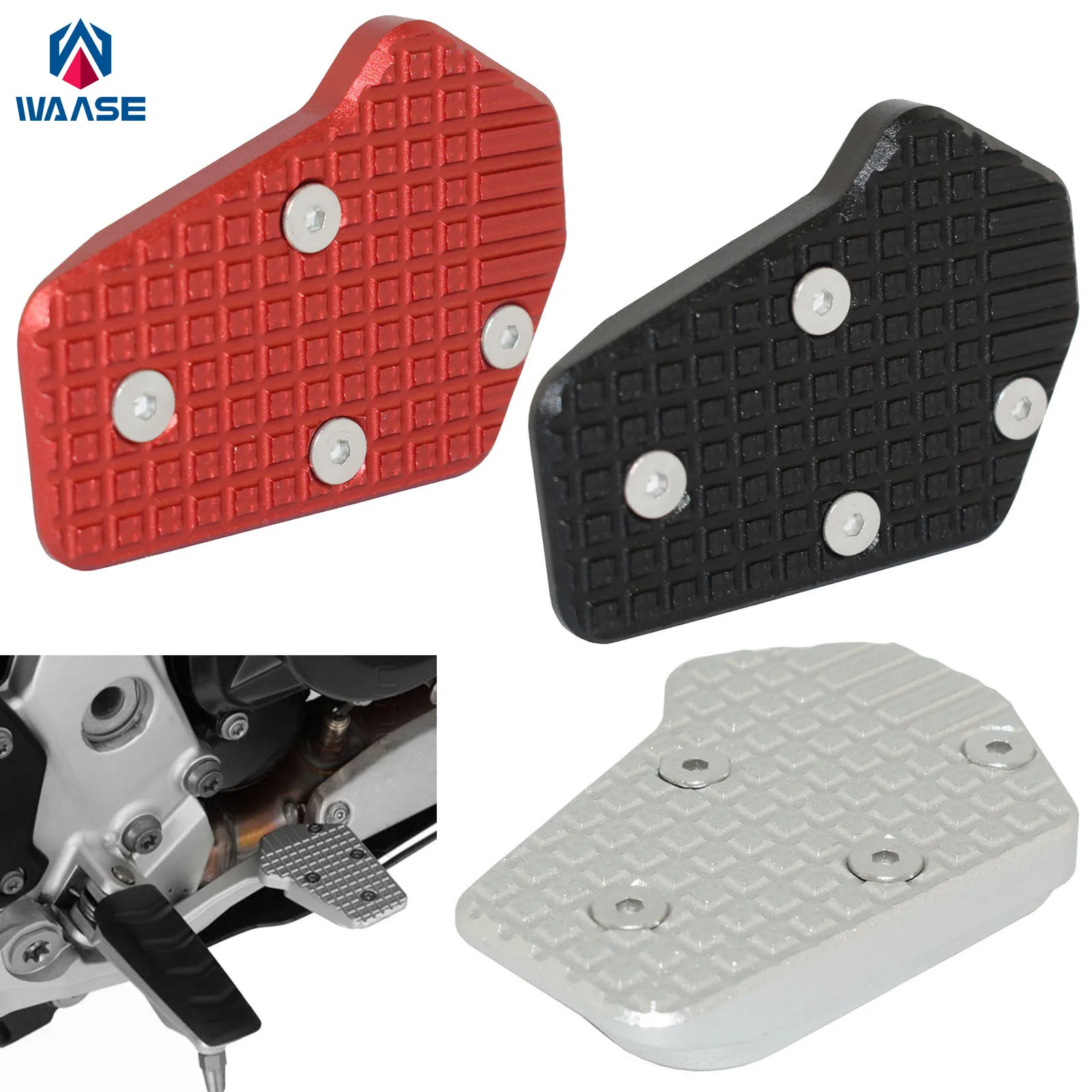 

waase Motorcycle Rear Brake Lever Pedal Foot Peg Enlarge Extension Plate Pad For BMW F900XR F900 F 900 XR TE 4R90 2019 2020 2021