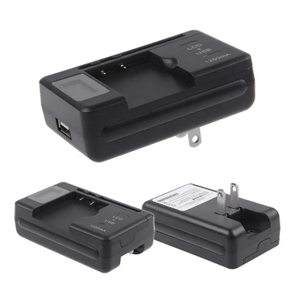 Universal LCD Indicator Screen Mobile Battery Charger with USB-Port for Phones | Электроника