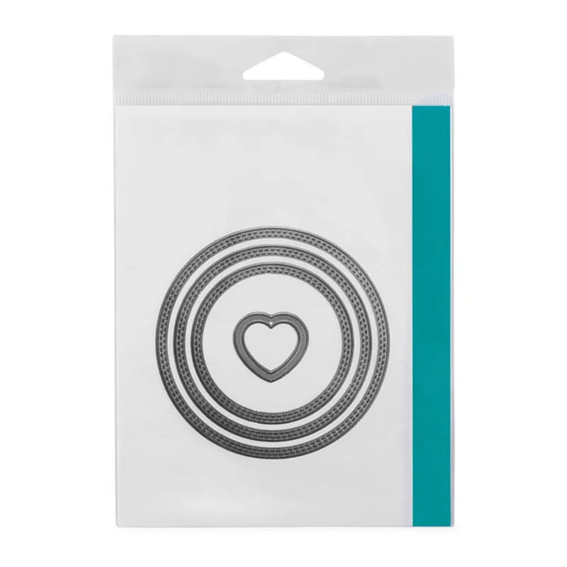 DiyArts сердце круг штампы и металлические для скрапбукинга прозрачный штамп