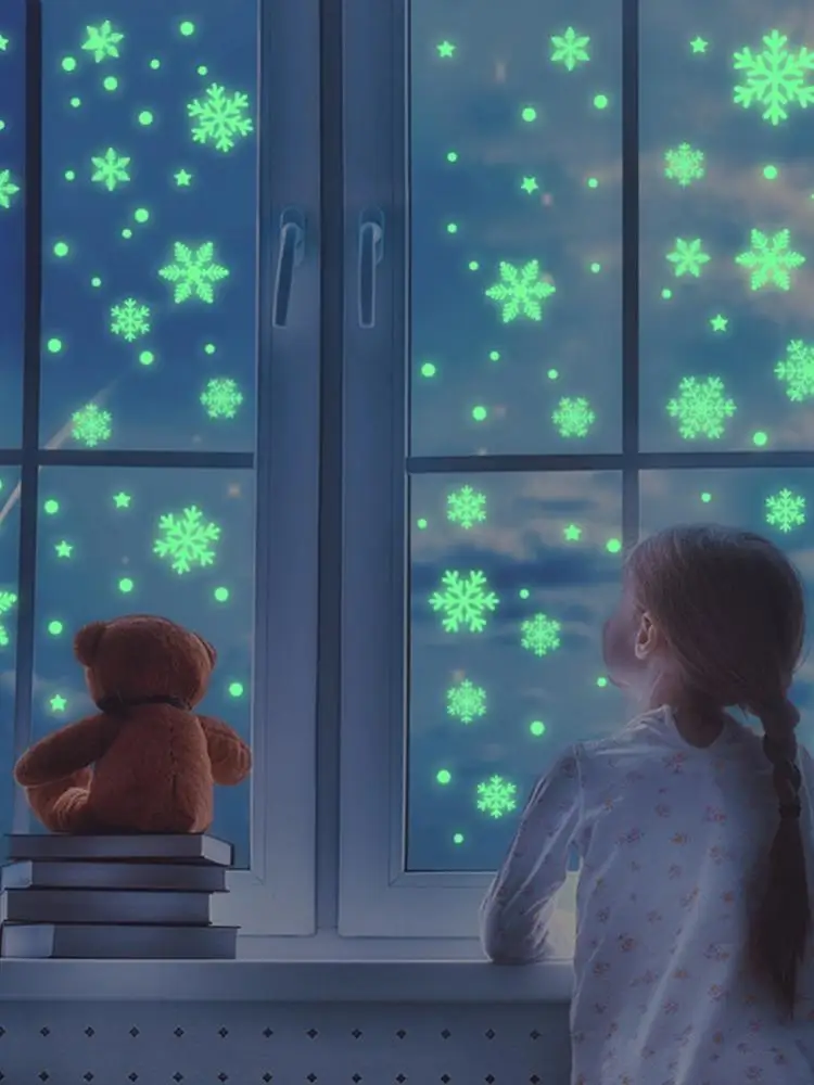 

Новые рождественские наклейки на стену, подходящие для комнаты, Рождественская вечеринка, домашний декор