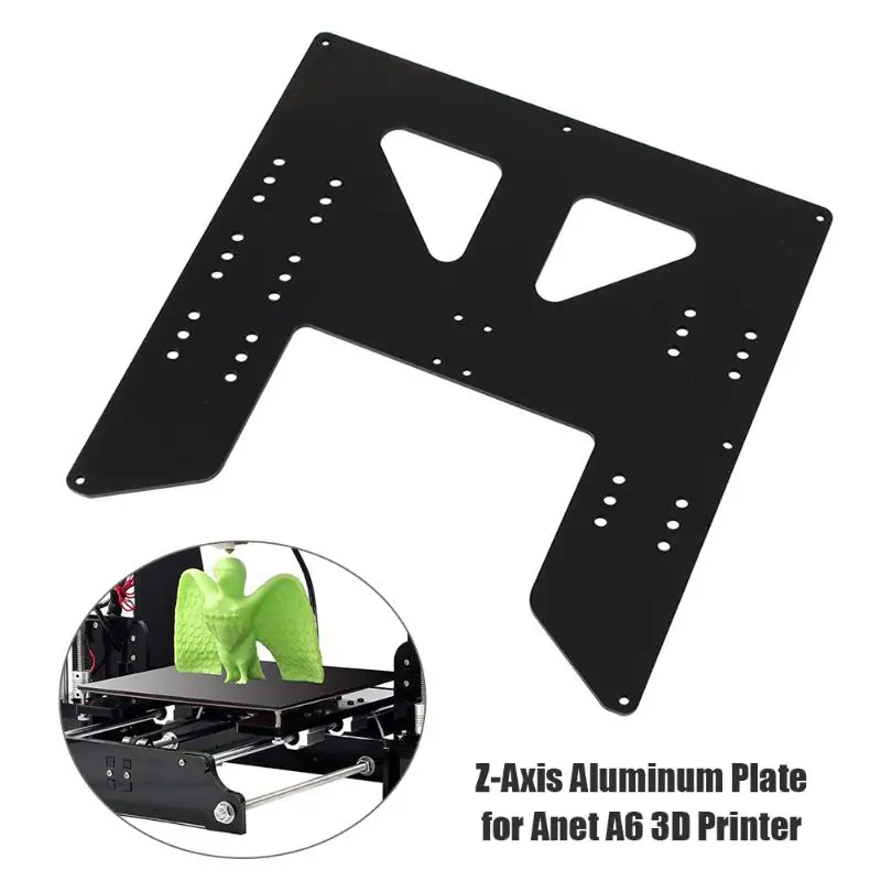 Z осевая каретка анодированная алюминиевая пластина для 3d принтера Prusa i3 Anet A8 A6