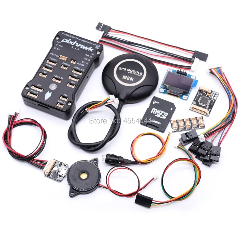 Контроллер полета автопилота Pixhawk2.4.8 PIX PX4 32 Bit GPS M8N + OSD OLED RGB USBw/4G SD