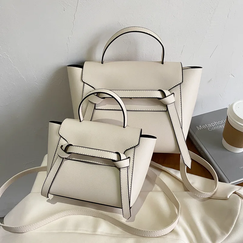 

Женские сумки раскладушка сплошной цвет декоративный ремень кожаная элегантная сумка на плечо/сумка через плечо оптовая продажа 2021 модные ...