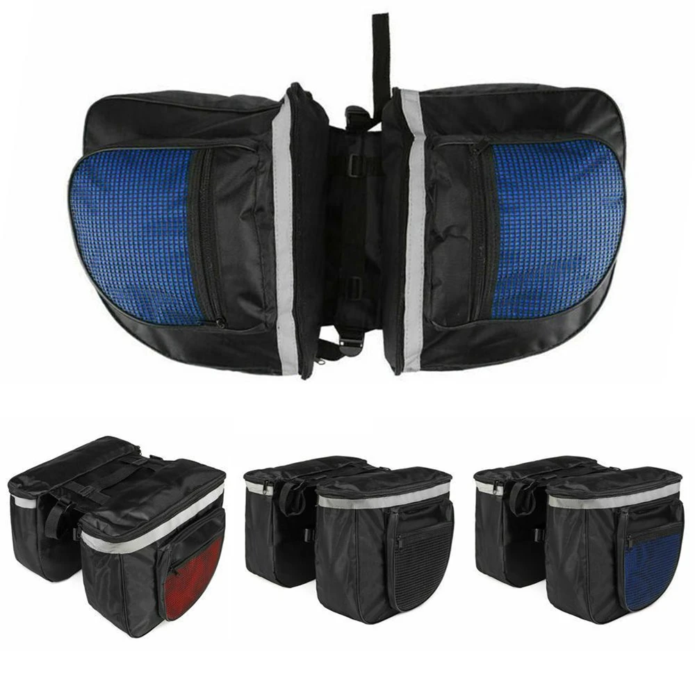

Waterproof MTB Bike Cycling Bicycle Rear Rack Seat Saddle Bag Pannier Bag Lightweight Storage Pouch Bike Bag - 3 Colours