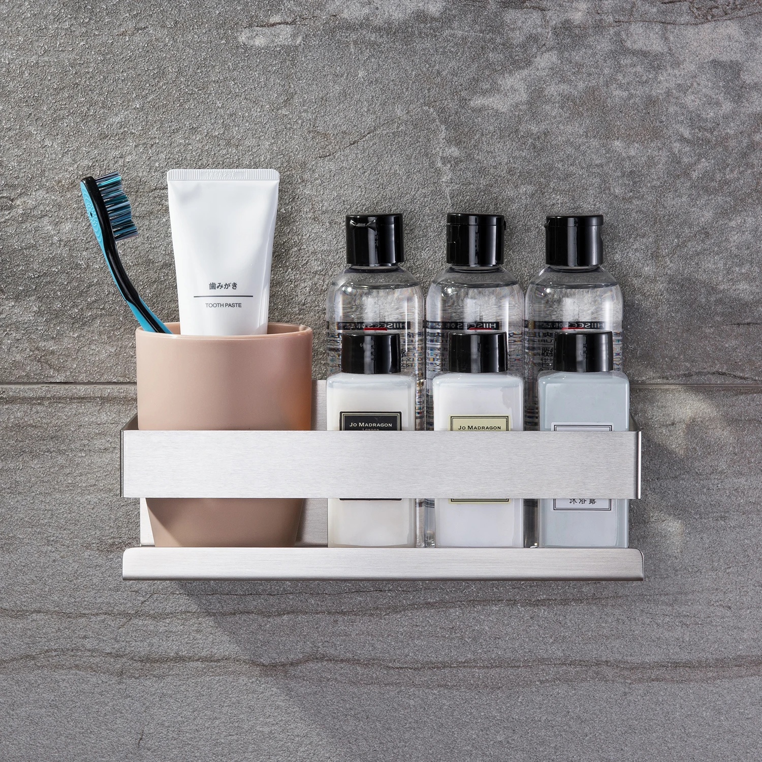 zunto bathroom shelf stainless steel shower shelf no drilling required organizer wall mount shampoo rack self adhesive kitchen free global shipping