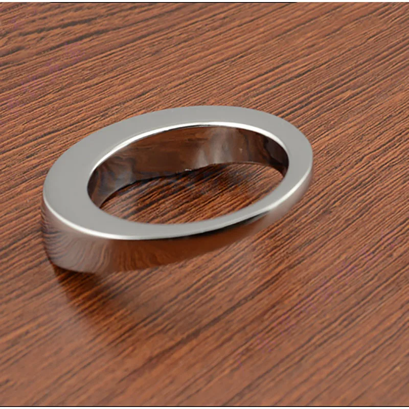 Серебряные круглые ручки для шкафа полированные хромированные выдвижных ящиков