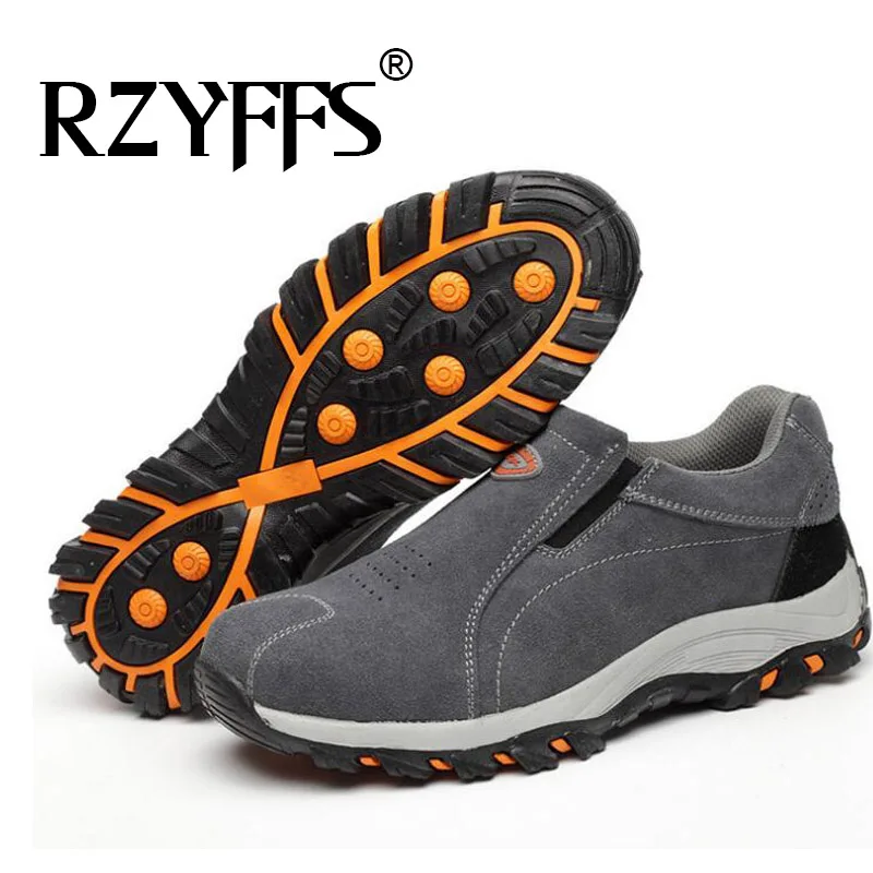 Мужская обувь для пеших прогулок уличные ботинки без шнуровки кемпинга