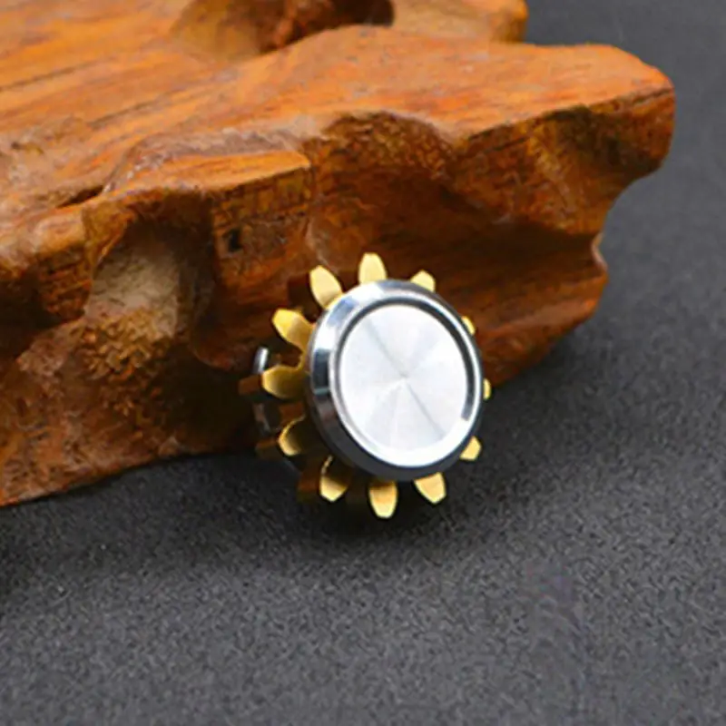 

MINI Gear Metal Alloy Spinner Fidget Toy Hand Spinner Finger EDC Focus Toys Stress Relief Gift
