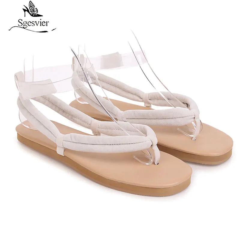 Sgesvier сандалии 2020 летние женские на плоской подошве богемные Этнические
