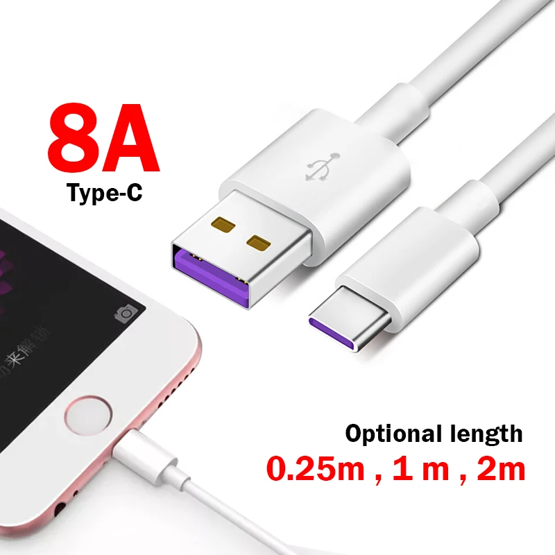 Быстрое зарядное устройство кабель type C для XIAOMI HUAWEI USB зарядки данных 1 м 2 оптовая