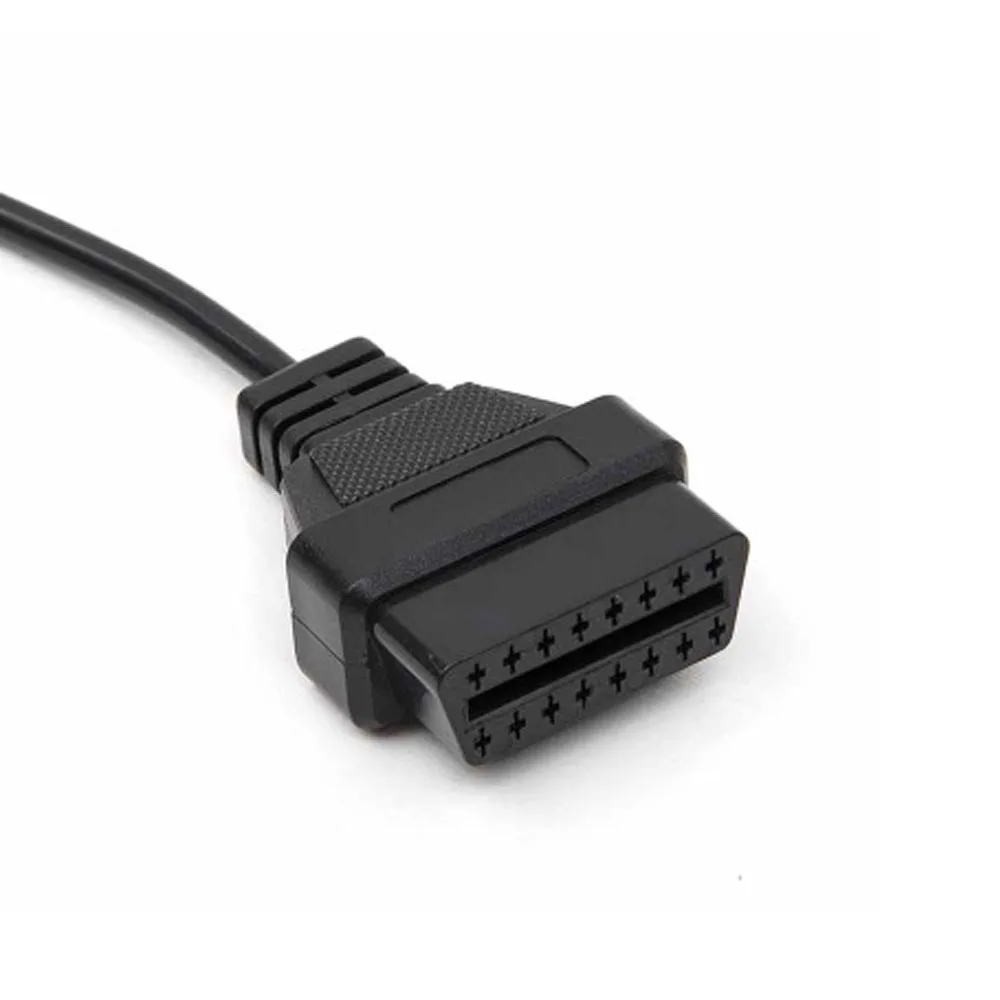 Оптовая продажа 30 см кабель OBD2 16-16 штырьков штекер-гнездо удлинитель