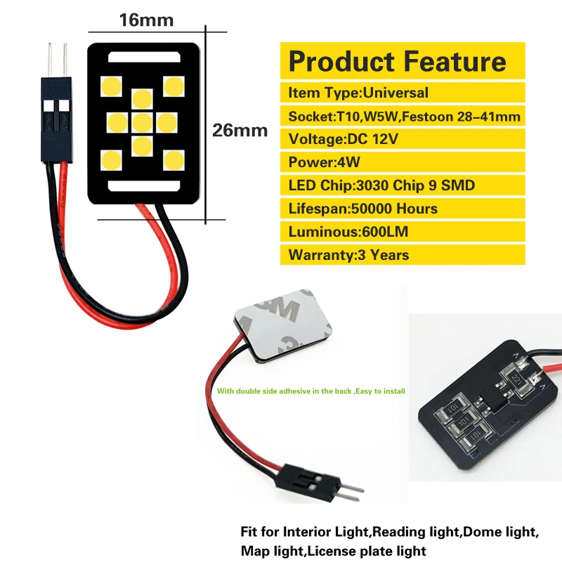 2x Светодиодная лампа для освещения салона автомобиля Infiniti FX35 FX37 FX45 G35 QX56 M35 EX35 G37 M37