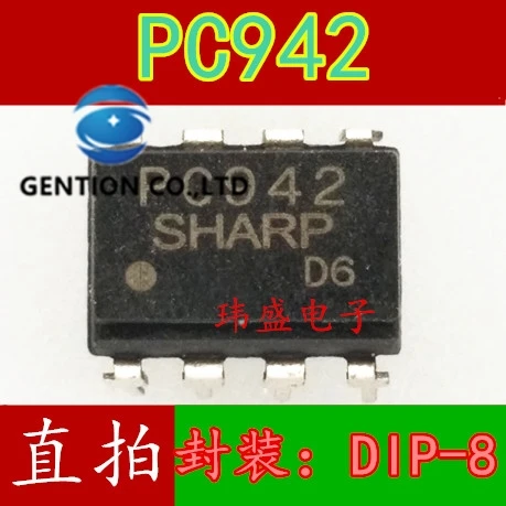 

10 шт., PC942 DIP-8-942 в наличии, соединительная муфта светильник, 100% новый и оригинальный