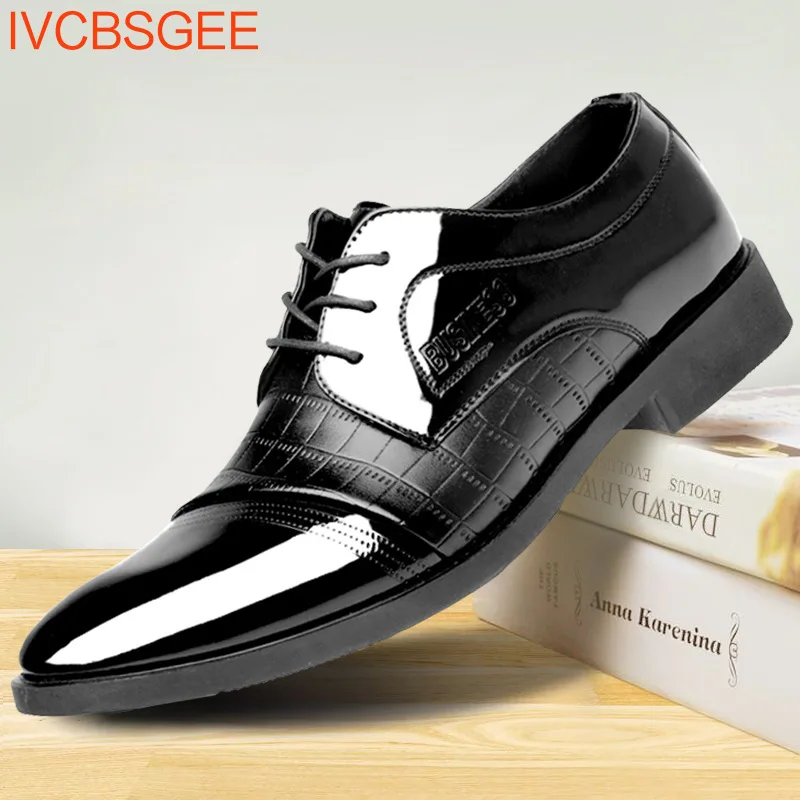 

plus size 39-48 genuine leather men casual flats waterproof dress oxford man shoes lace up for work male loafers