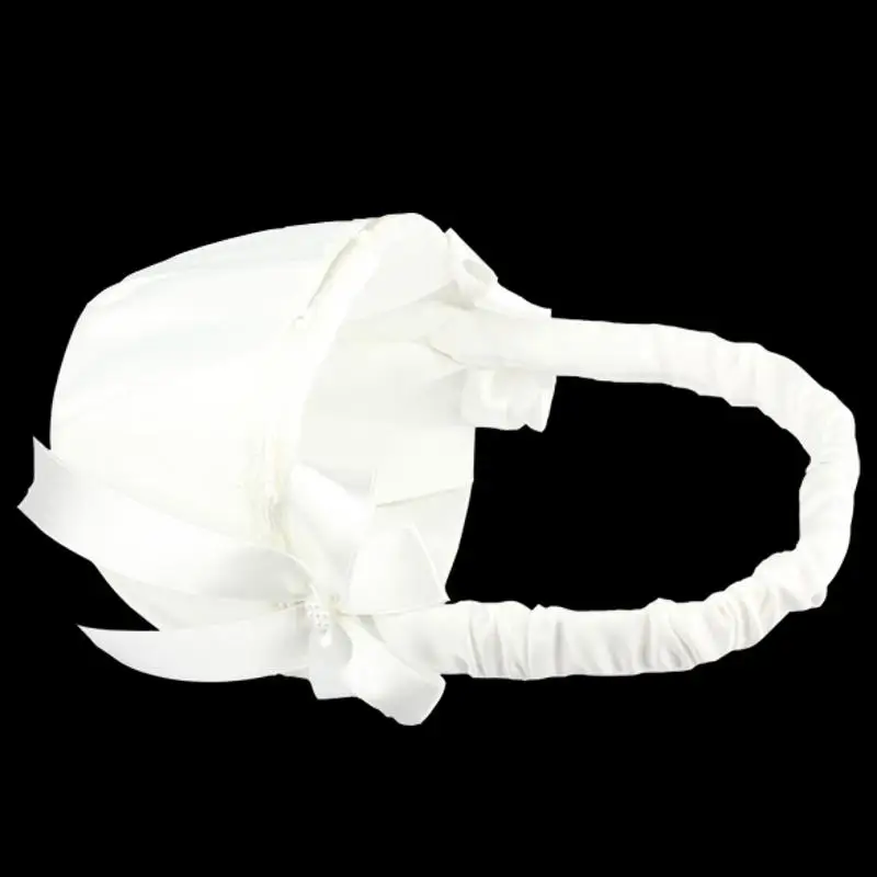 Лук Свадебная церемония вечеринка любовь чехол Атлас Цветок Девушка Корзина для