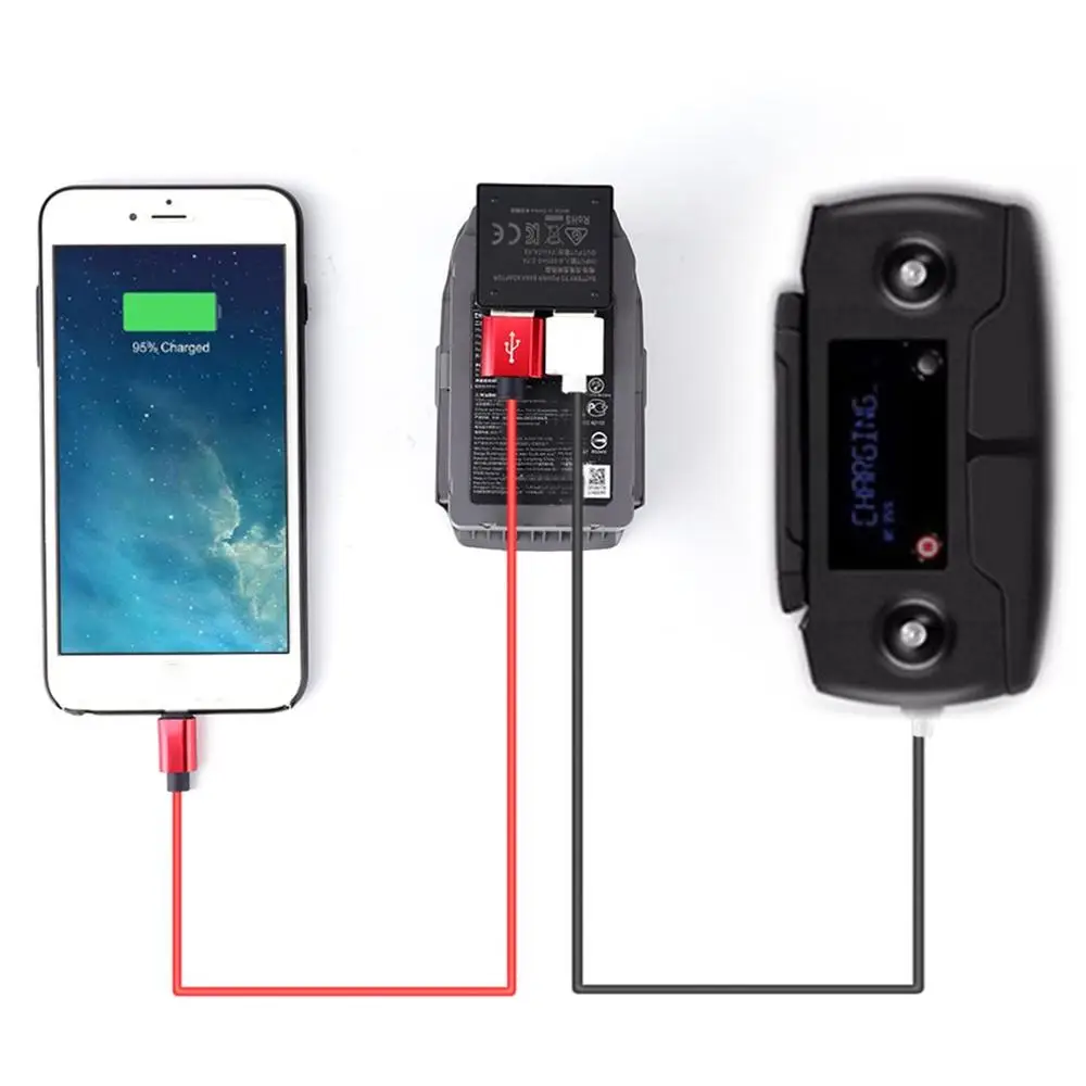 Профессиональный Дрон батарея Зарядка банк питания конвертер мобильный телефон