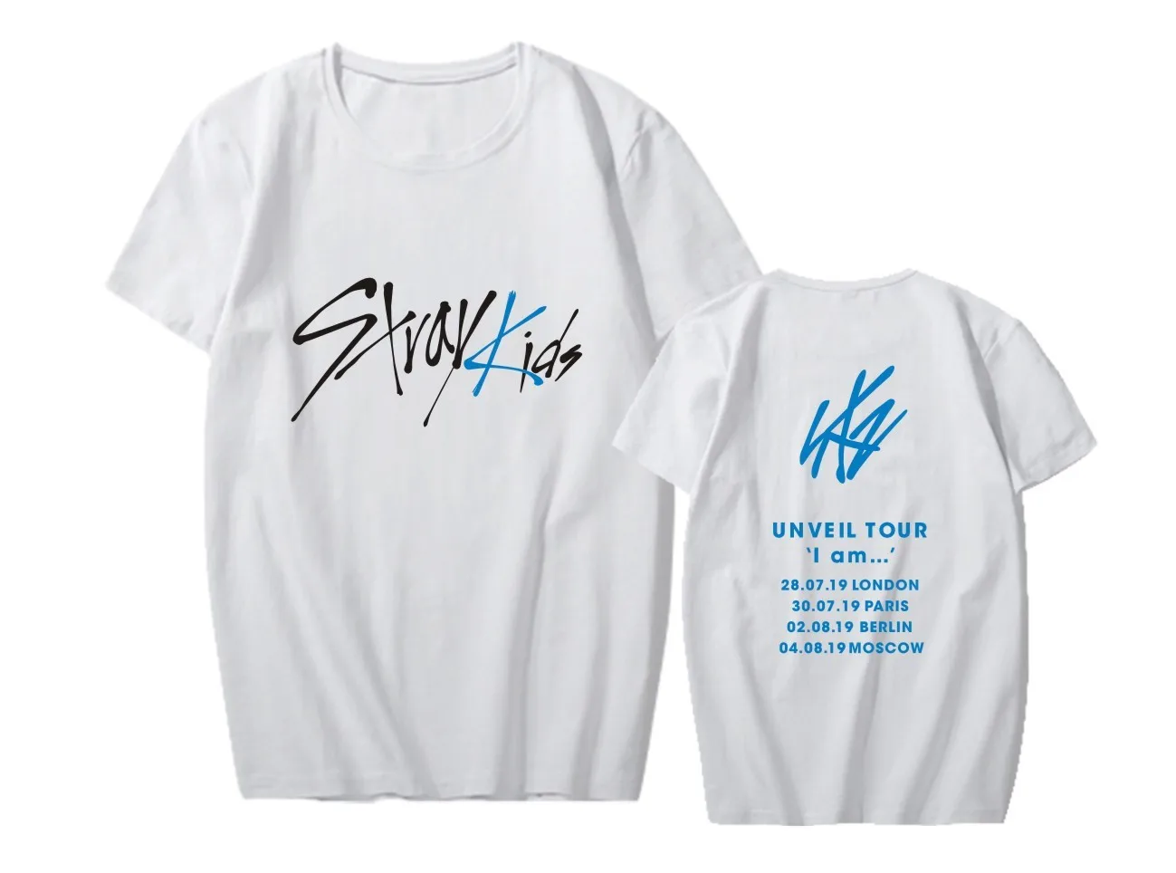 Kpop Stray Kids Unveil Tour Футболка женская 2019 новая стильная футболка женские модные
