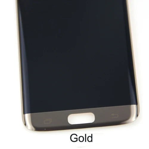Gold S7 Edge ЖК-дисплей для SAMSUNG S7 edge G935 G935F ЖК-дисплей сенсорный экран дигитайзер - Цвет: Gold