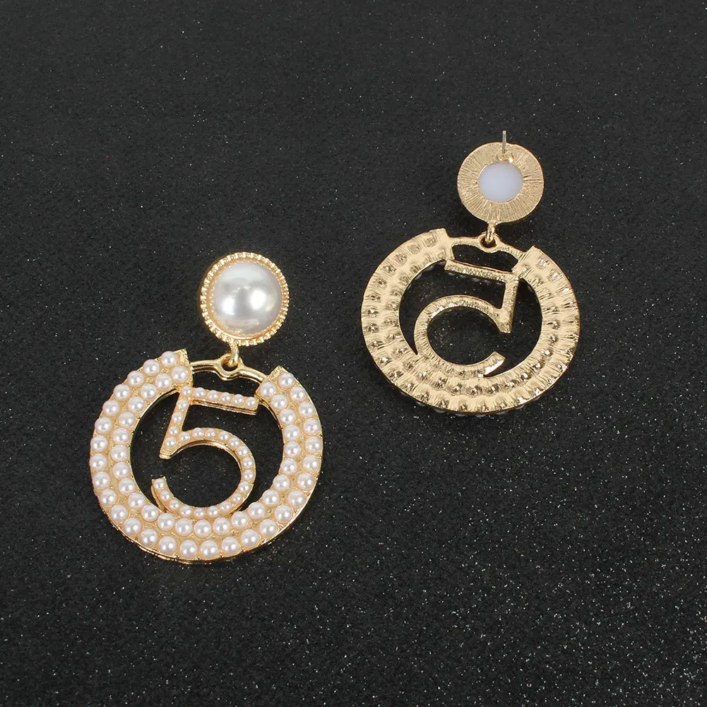 Модные жемчужные серьги для женщин винтажные богемные эффектные металлические