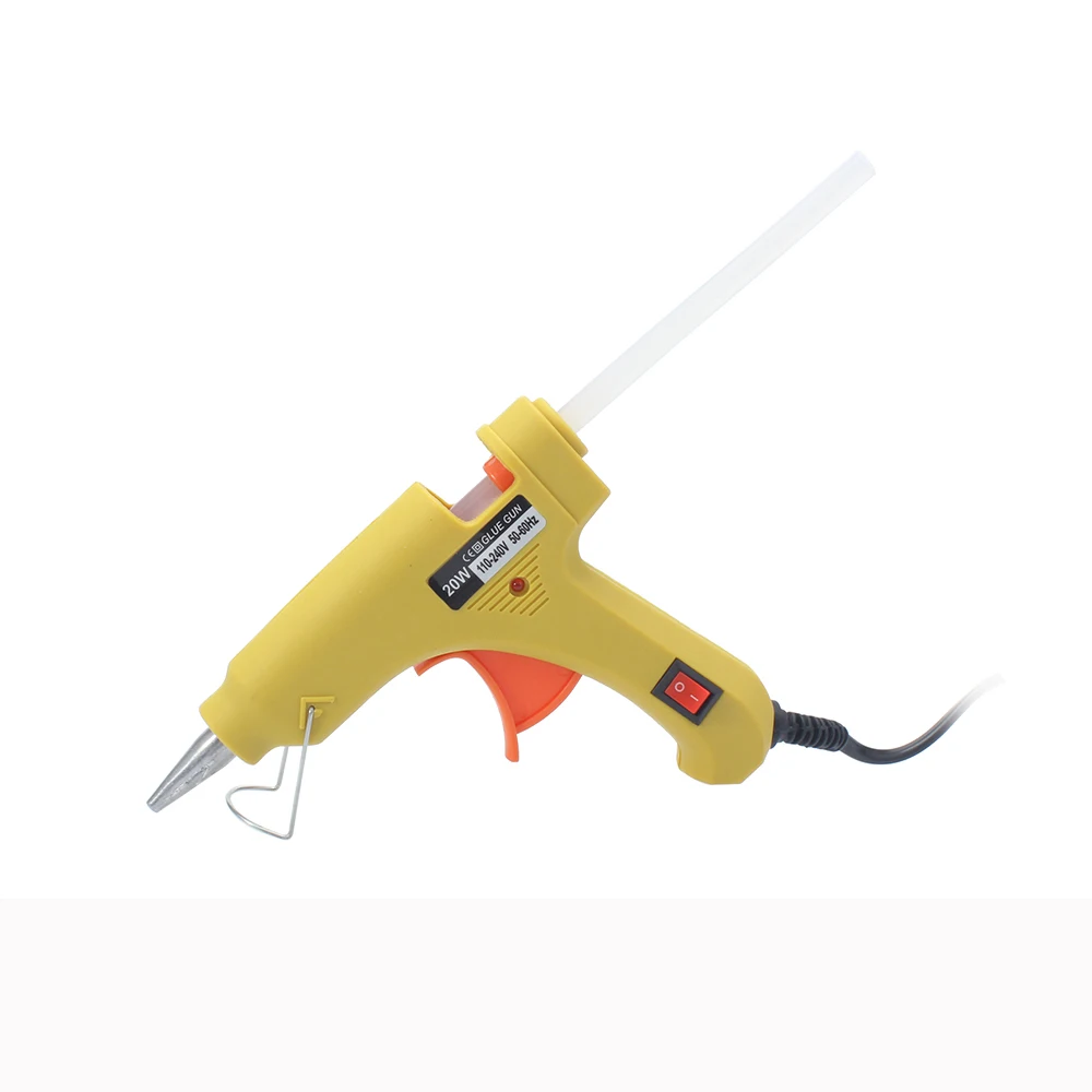 Термоклеевой пистолет с вилкой Стандарта ЕС/США 20 Вт 3 шт. см | Инструменты