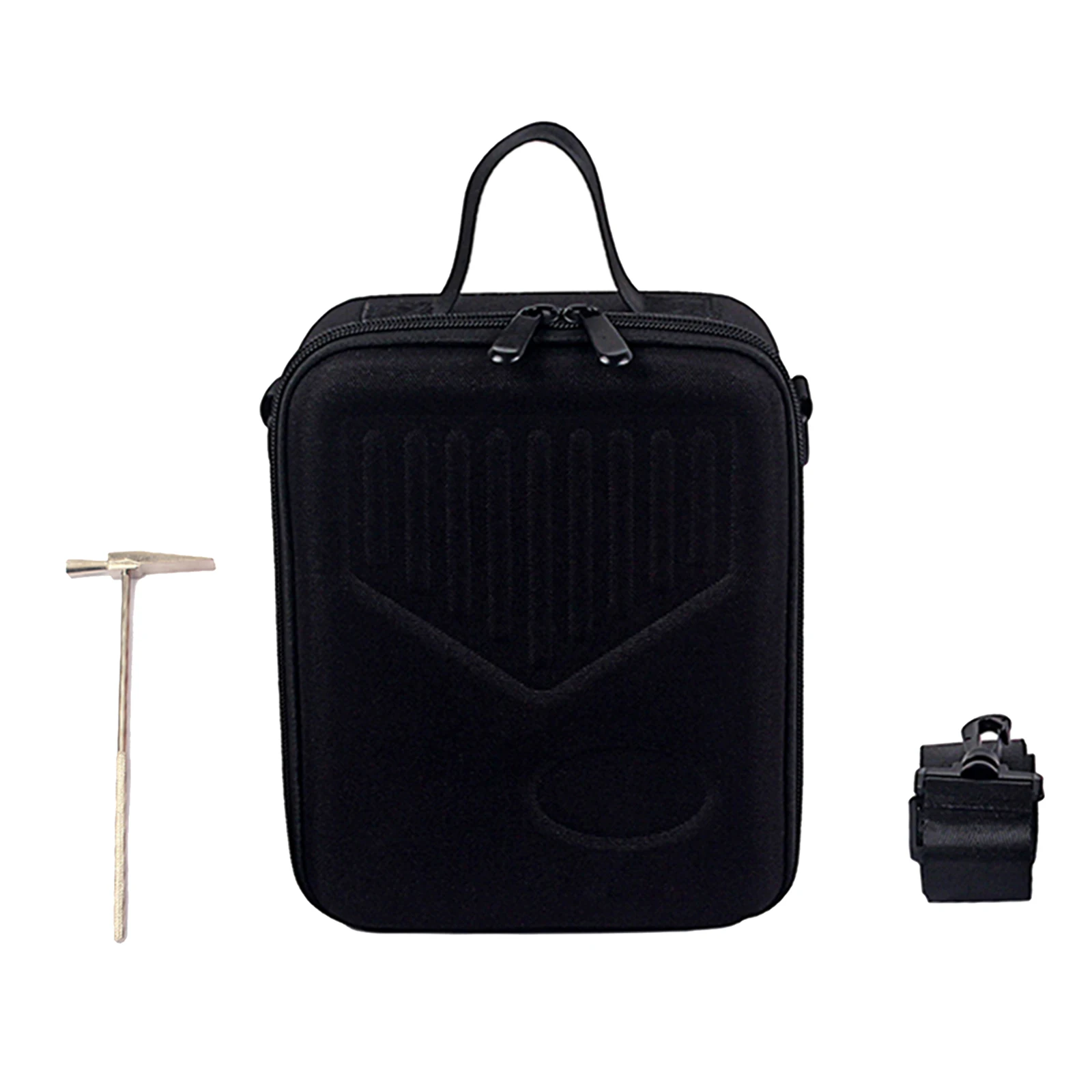 

Portable 17 Keys Kalimba Storage Case with Tuning Hammer Waterproof Black