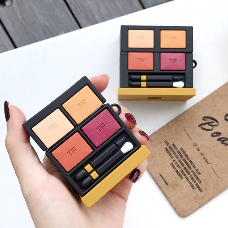 

Case for AirPods 1 2 Cartoon Earphone Case for Apple Airpods Pro Cute Accessories Protect Cover with Keychain 3D Eye Shadow Box