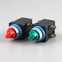 p132 380v electrical rotary switch knob 25mm 2 position3 position selector button switch redgreen la18 22x2 la18 22x3