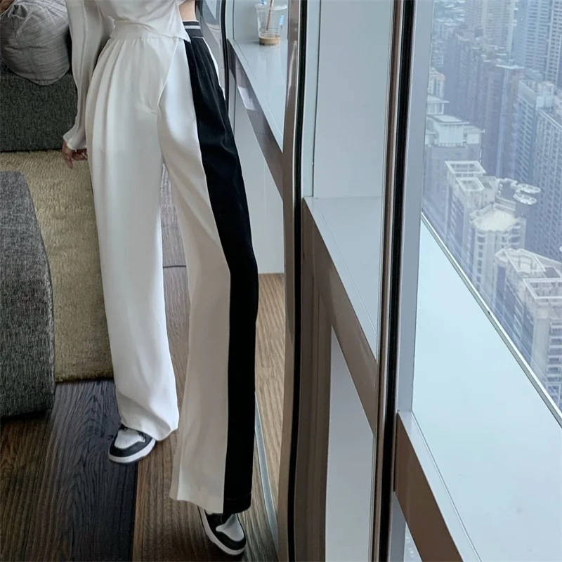 

Design Suit Wide-leg Pants Women's Autumn and Winter Small Straight Loose High Waist Casual Pants Slimming Pants