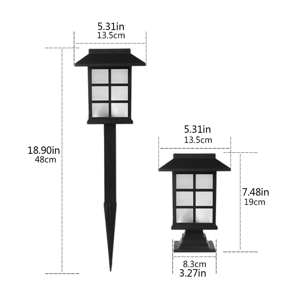 

Solar Light Garden Light Waterproof Garden Villa Lawn Plug-in Light Landscape Decoration Dual-purpose Street Light