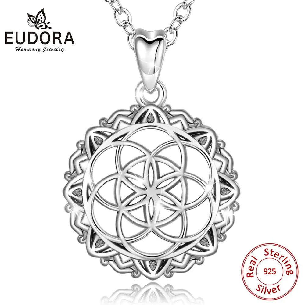 Женское геометрическое ожерелье Eudora из стерлингового серебра 925 пробы с