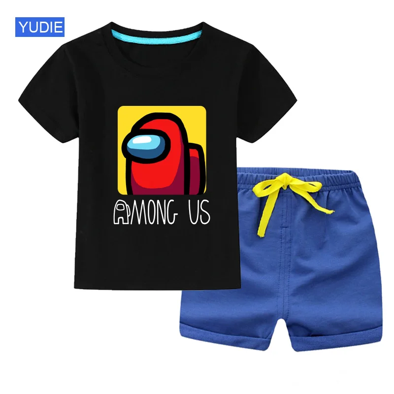 New Game kids baby T-shirt Short Sleeve Cartoon Tshirt Set for Kids Boy 3D Printed Tops Impostor Graphic Hip Hop Unisex Clothing