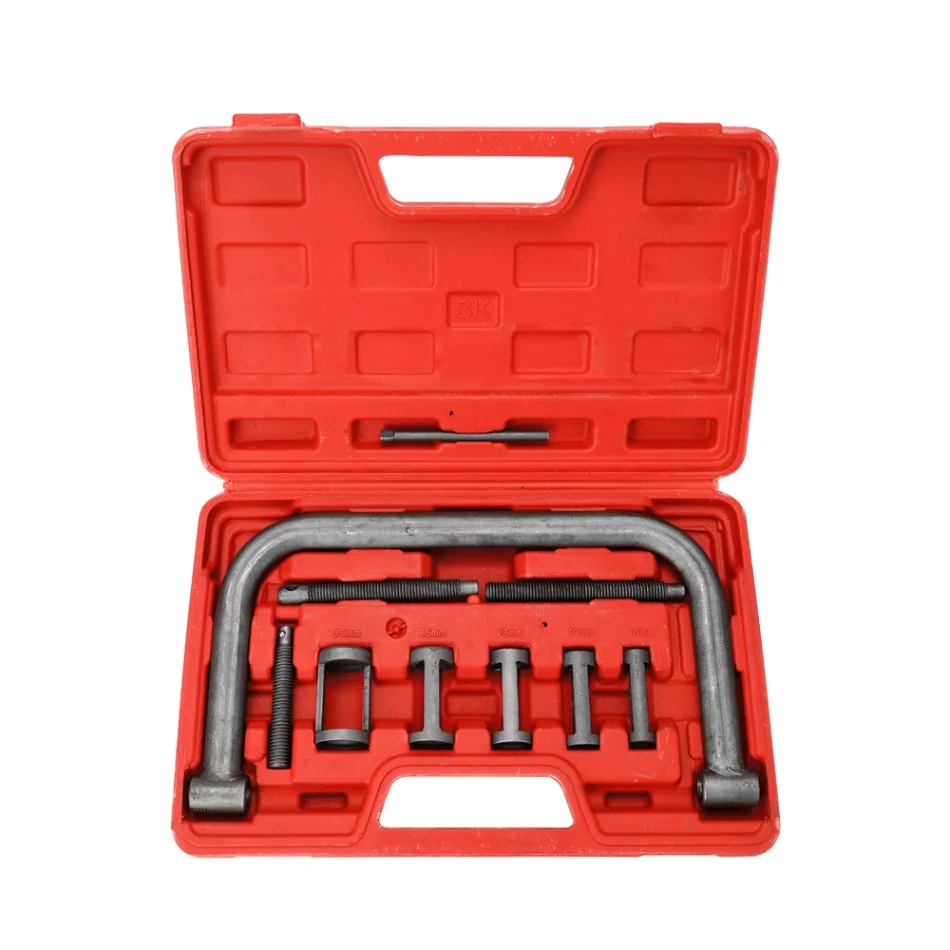 Valve Spring Compres 10 автомобильных инструментов клапан пружинный накладной зажим компрессорная установка клапан разборка наборы для автомобиля мотоцикл двигатель ремонтный набор инструментов - Цвет: Valve Spring Compres