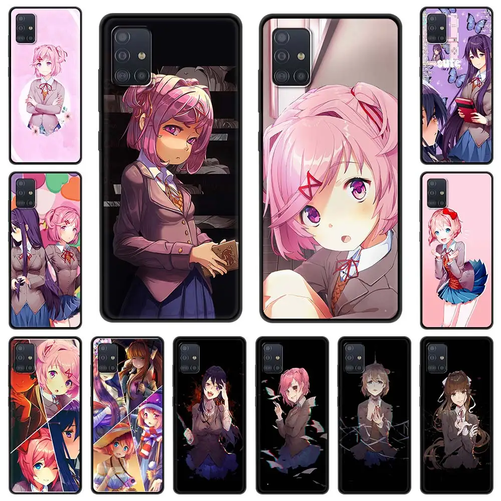 

Doki Doki Literature Club Game Phone Case for Samsung Galaxy A51 A71 A21S A12 A11 A31 A52 A41 A32 5G A72 A01 Soft Silicone Cover