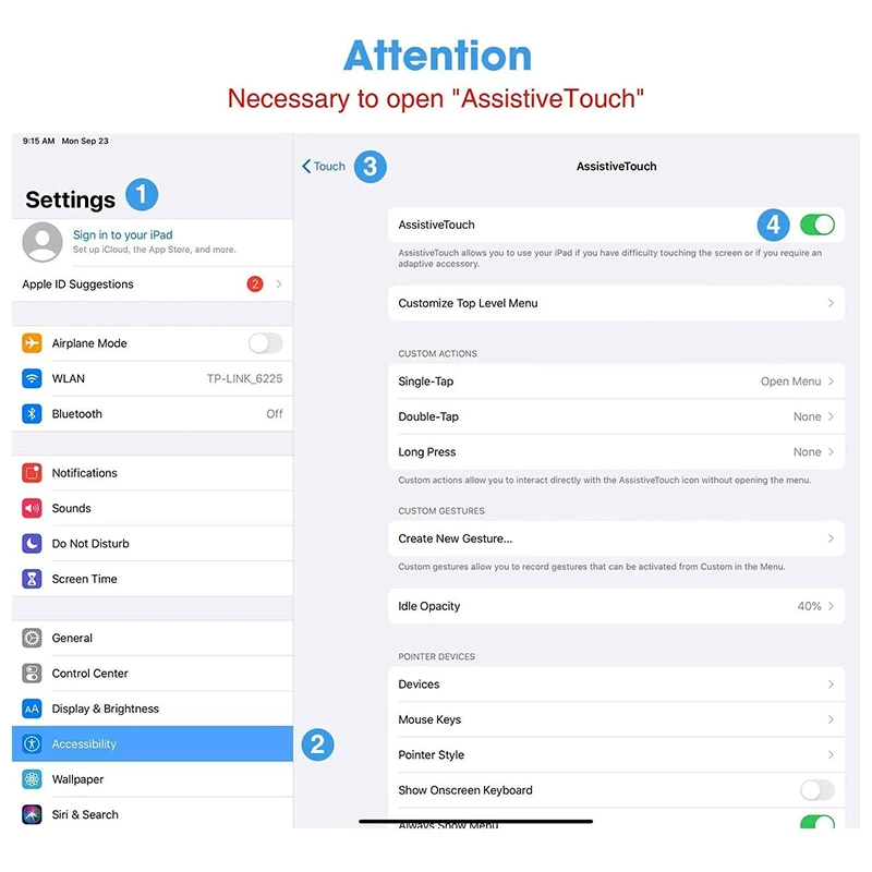 

Bluetooth Keyboard and Mouse Combo,Wireless Keyboard and Mouse for iPad Pro/Air/iPad/iPhone,IOS13 and Above