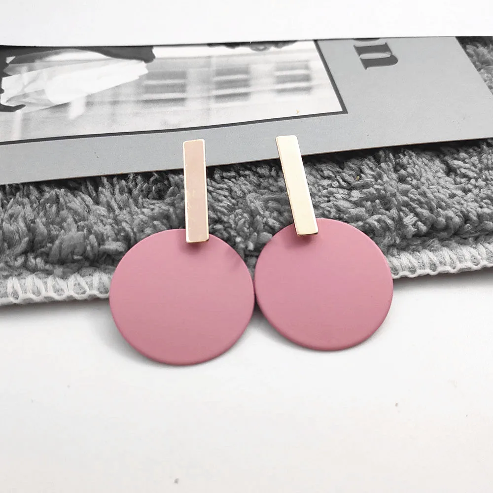 2020 серьги-подвески прямоугольные металлические длинные серьги для женщин