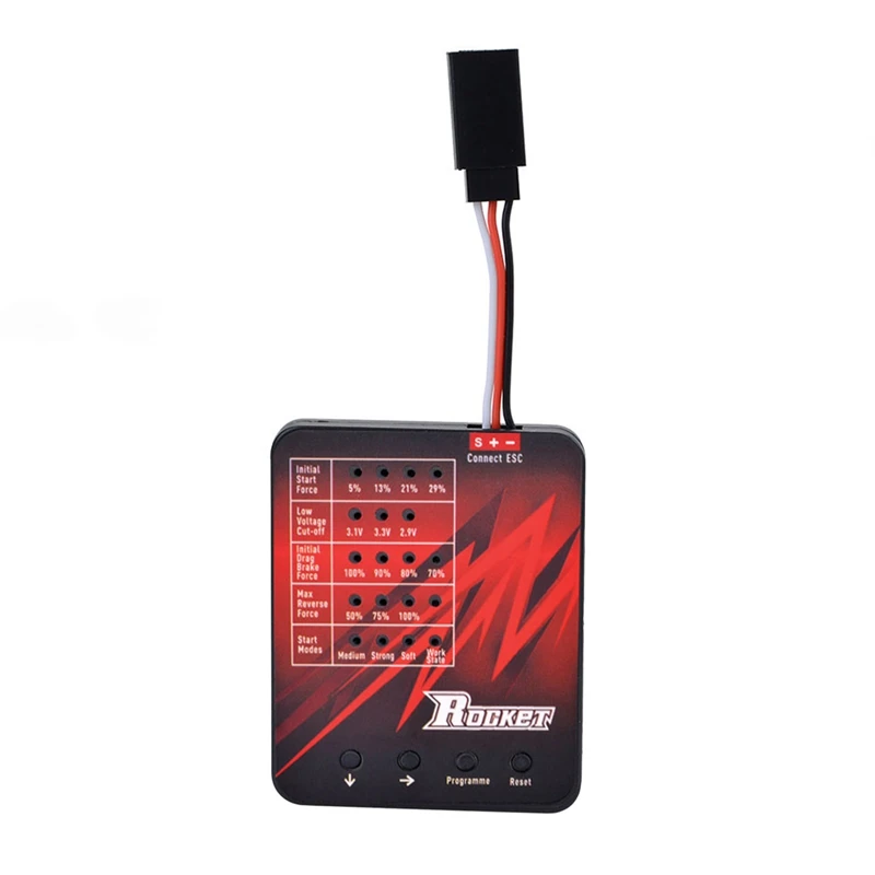 ROCKET LED Mini Programming Card Program for 80A 540 PLUS ESC Speed Controller | Игрушки и хобби