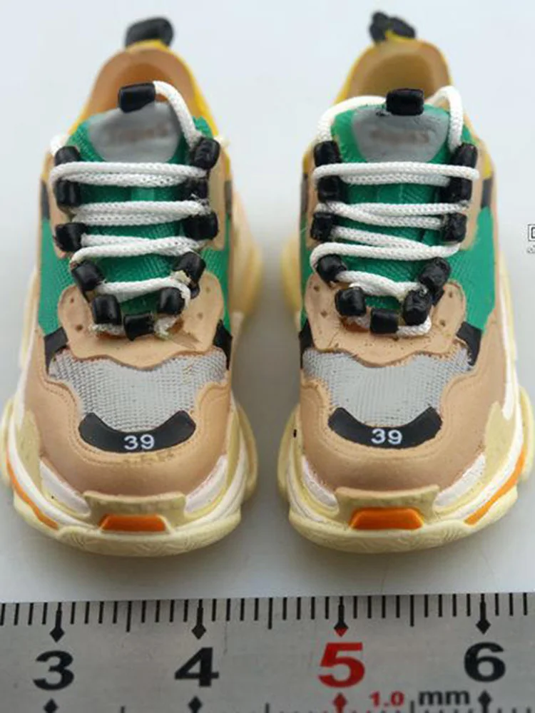 

Spot 1/6 Trend Female Soldier Sports Shoes Old Shoes Vinyl Hollow Shoesfor 12" Action Figure Body