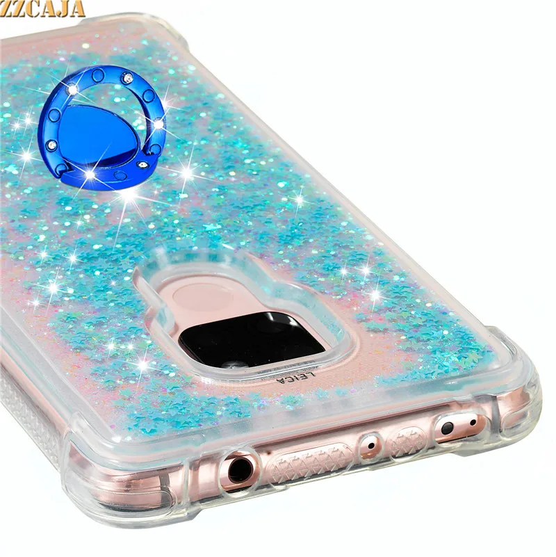 Ударопрочный Магнитный Блестящий зыбучий песок для Huawei Mate 30 20 10 Pro P30 P20 P10 P Smart 2019 P9