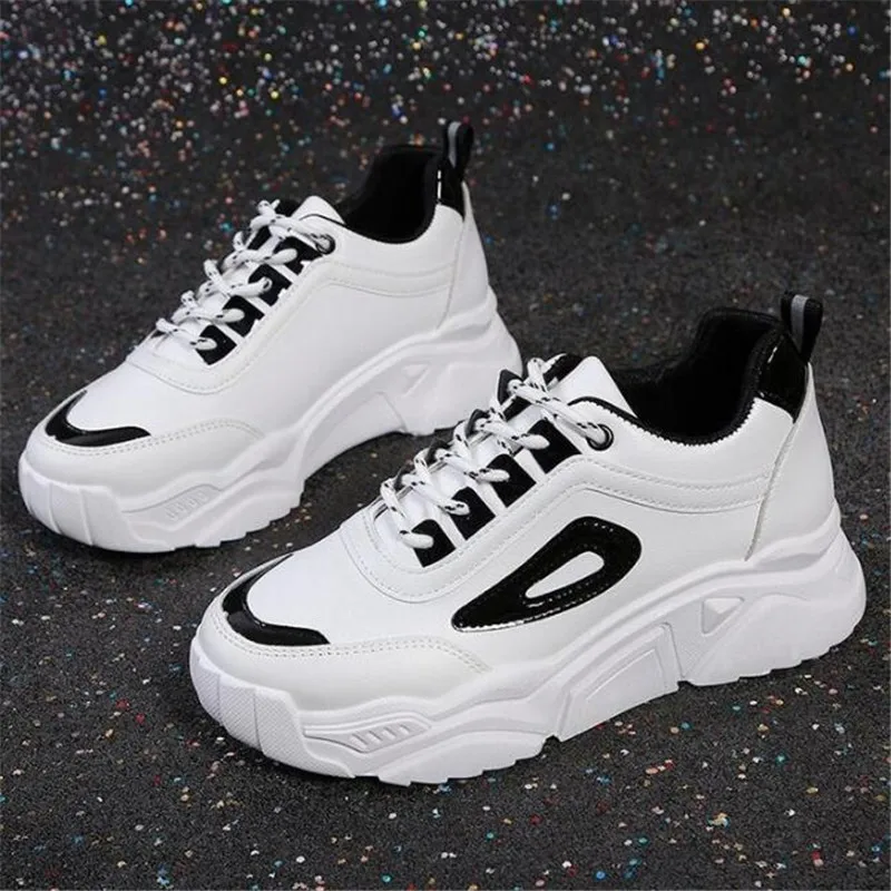 

New women shoes fashion shallow mouth women's casual shoes breathable sports womens sneakers platform running low-cut loafers